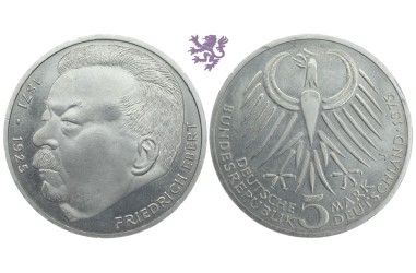 5 mark, 1975. Friedrich Ebert