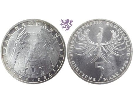 5 mark, 1978. Balthasar Neumann