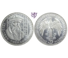 5 mark, 1969. Gerhard Mercator