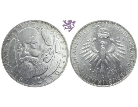 5 mark, 1968. Max von Pettenkofer