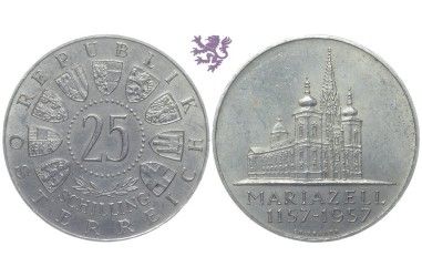 25 schilling, 1957.