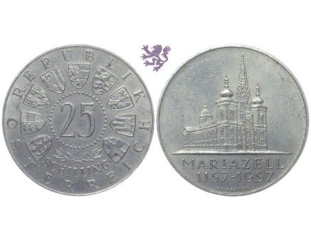 25 schilling, 1957.