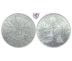 25 schilling, 1961.